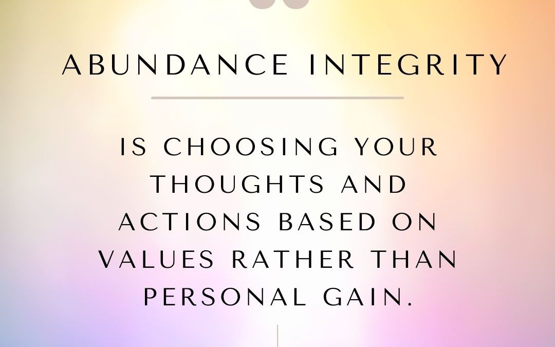 Abundance Integrity